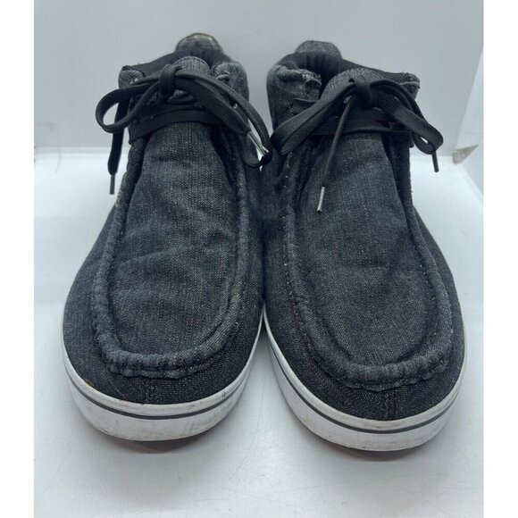 Lugz Strider Chukka Ankle Boots Dark Gray Denim Men's Shoes Size 13 Sneakers - Picture 2 of 8